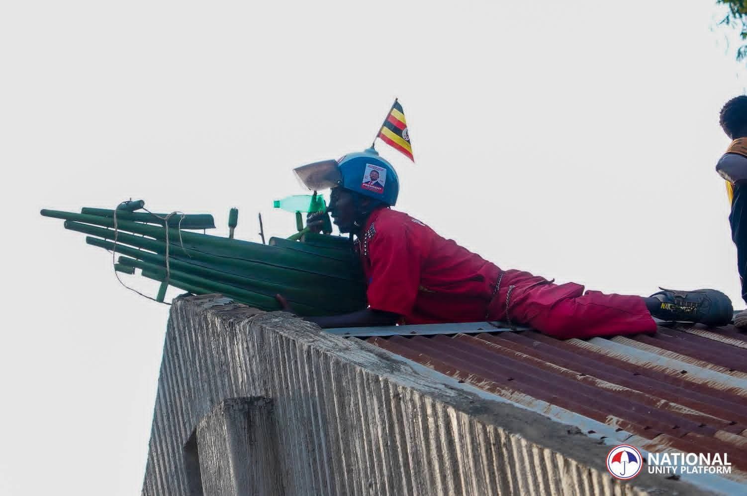 General Sejusa Rebukes NUP’s Rubongoya Over “Reckless” Toy-Gun Skit, but Critics Ask: Why Speak on Toys and Not Police Abuses?