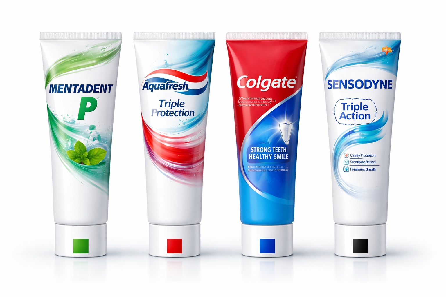 Toothpaste Brands and meaning